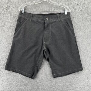 Kuhl Mens Shift Amphibia Gray Shorts Men 32 Nylon Outdoor Hiking 10" Inseam 18S